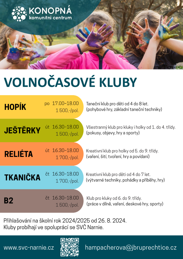 Plakat Kluby vseobecny 2024 2025